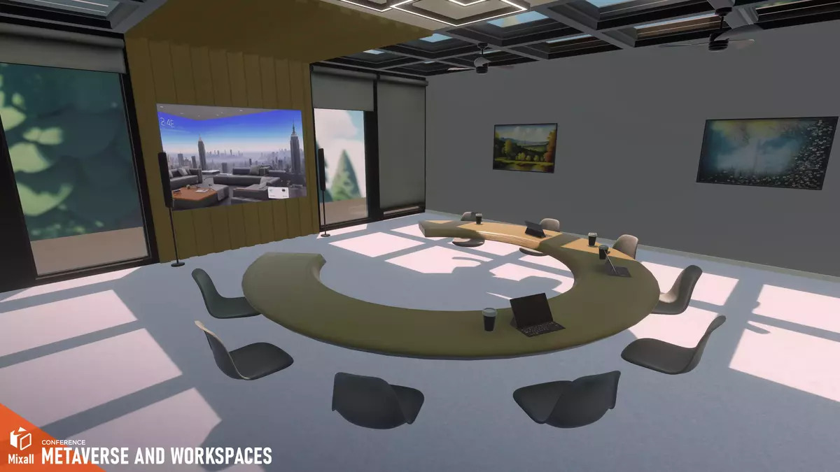 मेटावर्स और वर्कस्पेस - सम्मेलन - यूनिटी एसेट स्टोर पैकेज।