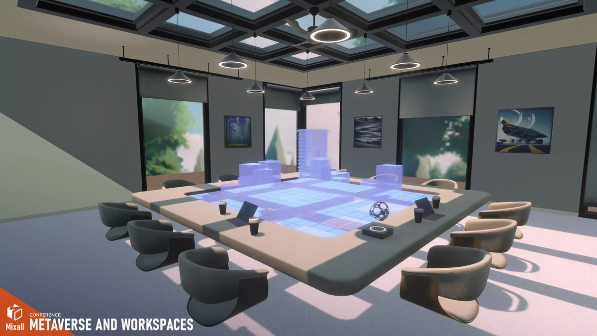 मेटावर्स और वर्कस्पेस - सम्मेलन - यूनिटी एसेट स्टोर पैकेज।